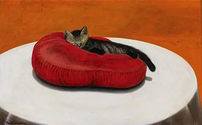 中原實先生の《猫の子》がNHKで放映されました